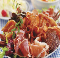 Koldtbord med spekemat